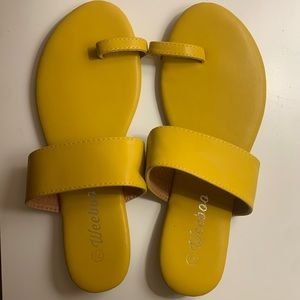 Mustard Yellow Sandals